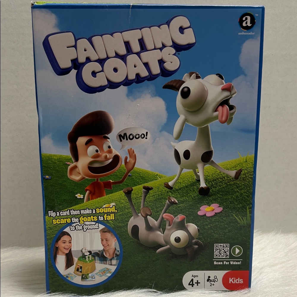 Fainting Goats Kids Board Game - Blue Box